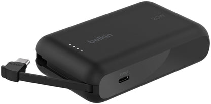 Bateria Externa Belkin BoostCharge, 10000mAh, 20W, PD, 2 x USB-C, Preta BPB021hqBK