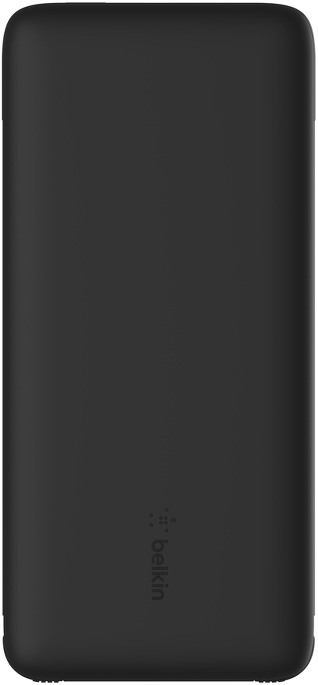 Bateria Externa Belkin BoostCharge Plus, 10000mAh, 23W, QC + PD, 1 x Lightning - 2 x USB-C, Preta BPB006btBLK