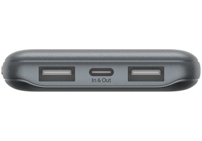 Bateria Externa Belkin BoostCharge, 10000mAh, 15W, 1 x USB-C - 2 x USB-A, Cinzento BPB011btGY