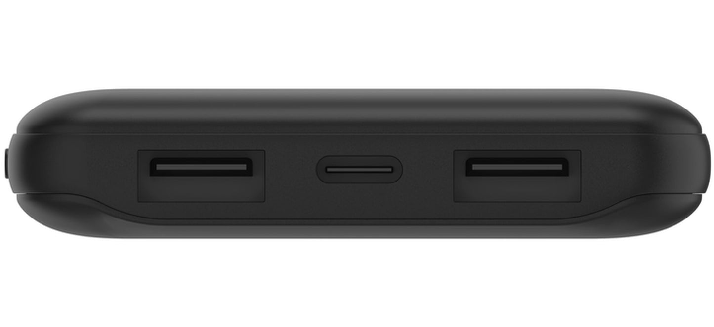 Bateria Externa Belkin BoostCharge, 10000mAh, 15W, 1 x USB-C - 2 x USB-A, Preta BPB011btBK