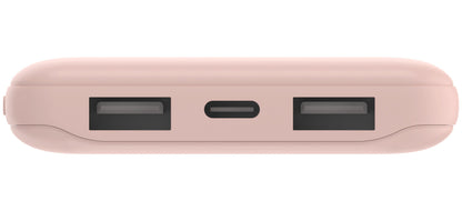 Bateria Externa Belkin BoostCharge, 10000mAh, 15W, 1 x USB-C - 2 x USB-A, Rosa BPB011btRG