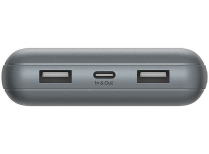Bateria Externa Belkin BoostCharge Pro, 20000mAh, 15W, 1 x USB-C - 2 x USB-A, Cinzento BPB012btGY