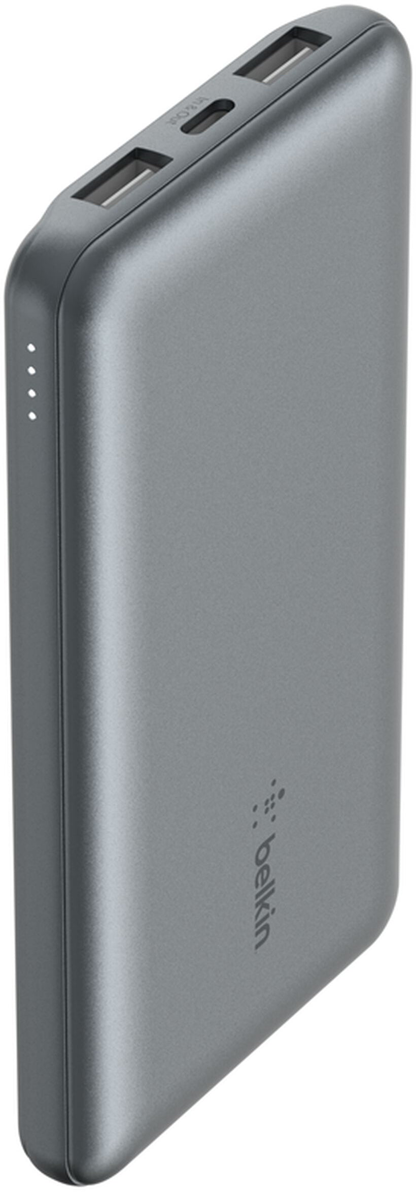 Bateria Externa Belkin BoostCharge, 10000mAh, 15W, 1 x USB-C - 2 x USB-A, Cinzento BPB011btGY