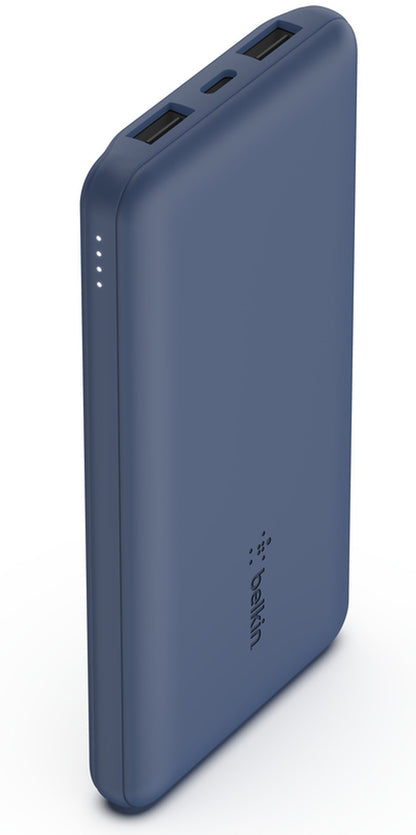 Bateria Externa Belkin BoostCharge, 10000mAh, 15W, 1 x USB-C - 2 x USB-A, Azul Marinho BPB011btBL
