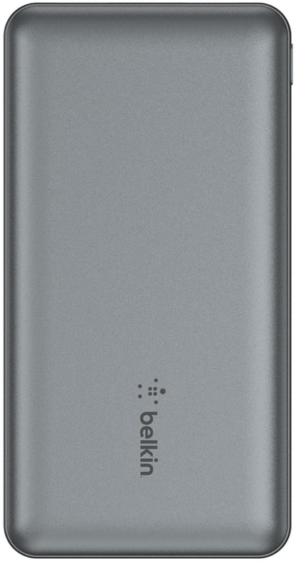 Bateria Externa Belkin BoostCharge, 10000mAh, 15W, 1 x USB-C - 2 x USB-A, Cinzento BPB011btGY