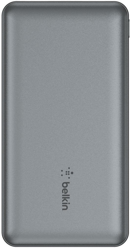 Bateria Externa Belkin BoostCharge, 10000mAh, 15W, 1 x USB-C - 2 x USB-A, Cinzento BPB011btGY