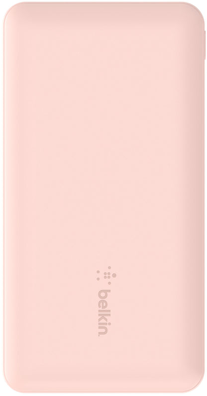 Bateria Externa Belkin BoostCharge, 10000mAh, 15W, 1 x USB-C - 2 x USB-A, Rosa BPB011btRG