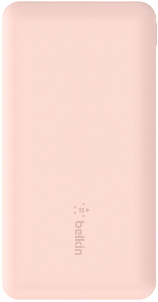Bateria Externa Belkin BoostCharge, 10000mAh, 15W, 1 x USB-C - 2 x USB-A, Rosa BPB011btRG