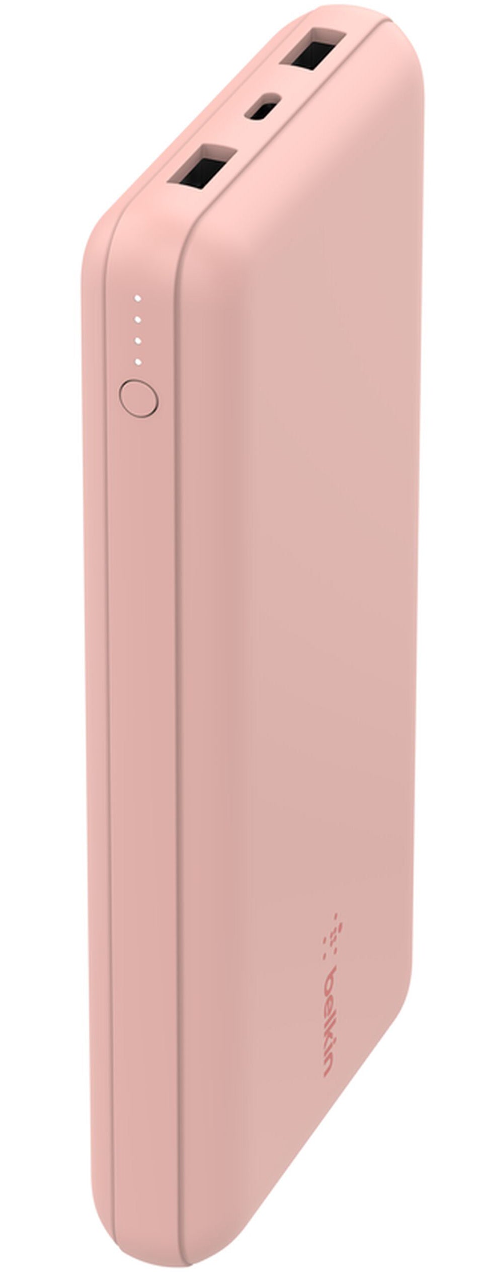 Bateria Externa Belkin BoostCharge, 20000mAh, 15W, 1 x USB-C - 2 x USB-A, Rosa Dourado BPB012btRG