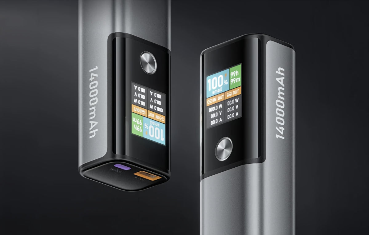 Bateria Externa BlitzWolf BW-P23, 14000mAh, 100W, QC + PD, 1 x USB-A - 1 x USB-C, Cinzento
