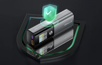 Bateria Externa BlitzWolf BW-P23, 14000mAh, 100W, QC + PD, 1 x USB-A - 1 x USB-C, Cinzento