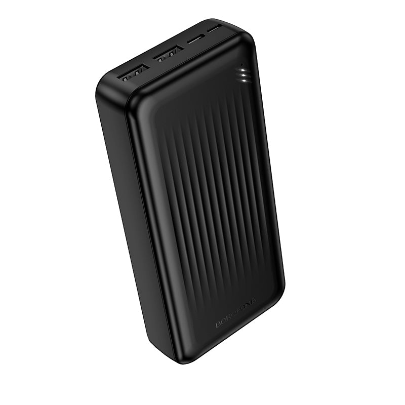 Bateria Externa Borofone BJ78A Clever, 20000mAh, 10W, 2 x USB-A, Preta
