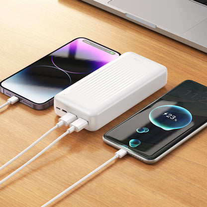 Bateria Externa Borofone BJ78A Clever, 20000mAh, 10W, 2 x USB-A, Preta