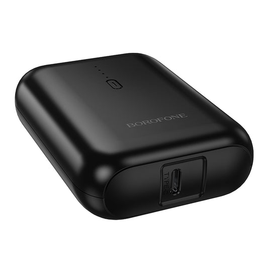 Bateria Externa Borofone BJ81 Stability, 5000mAh, 10W, 1 x USB-A, Preta
