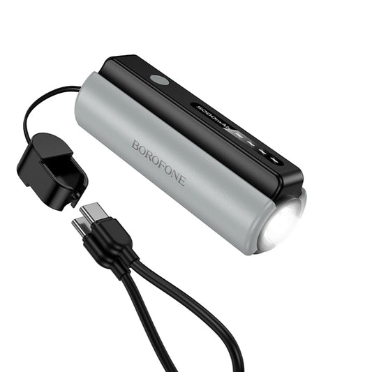 Bateria Externa Borofone BJ87 Star, 5000mAh, 10W, 1 x USB-C, Cinzento