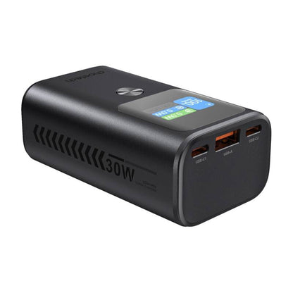Bateria Externa Choetech B701, 10000mAh, 30W, QC + PD, 1 x USB-A - 2 x USB-C, Preta