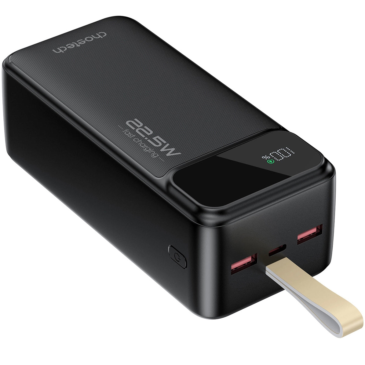 Bateria externa Choetech B731, 40000mAh, 22,5W, QC + PD, 1 x USB-C - 2 x USB-A, preto 