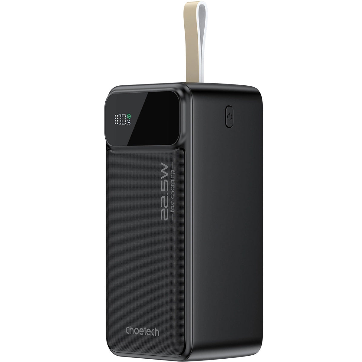 Bateria externa Choetech B732, 50000mAh, 22,5W, QC + PD, 1 x USB-C - 2 x USB-A, preto 