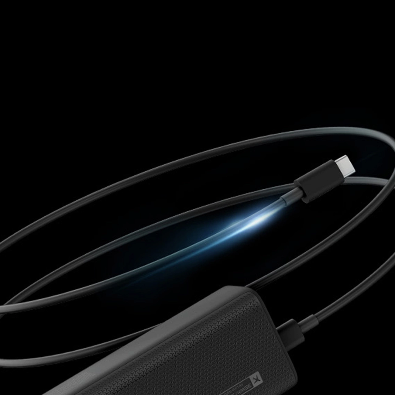 Bateria Externa Cuktech, 10000mAh, 150W, QC + PD, 1 x USB-A - 1 x USB-C, Preta CKPB100PGLBL