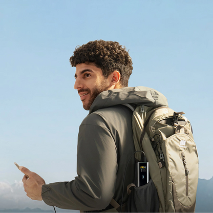 Bateria Externa Cuktech, 20000mAh, 210W, QC + PD, 1 x USB-A - 2 x USB-C, Cinza CKPB200UGLGR