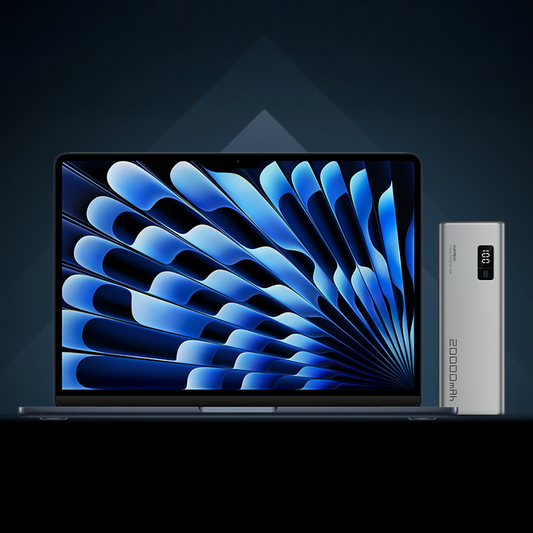 Bateria Externa Cuktech P+ No.15, 20000mAh, 150W, QC + PD, 1 x USB-A - 2 x USB-C, Cinzento CUKPB200GLBK