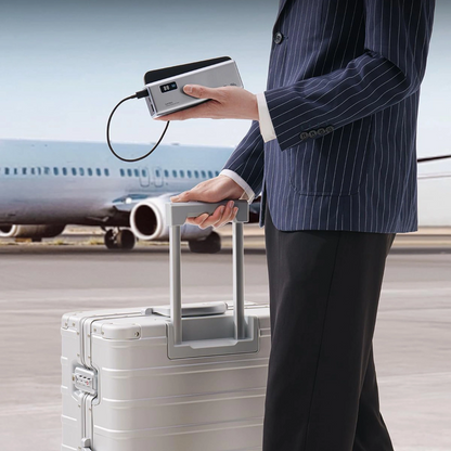 Bateria Externa Cuktech P+ No.15, 20000mAh, 150W, QC + PD, 1 x USB-A - 2 x USB-C, Cinzento CUKPB200GLBK