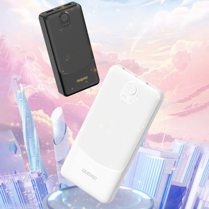 Bateria Externa Dudao K10, 10000mAh, 12W, 2 x USB-A, Preta