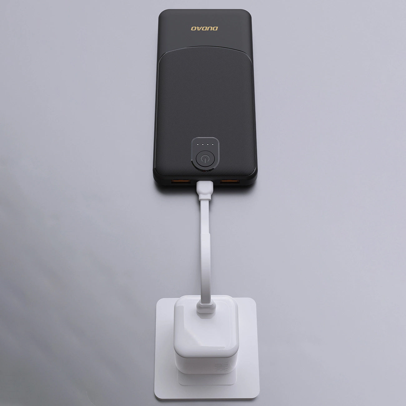 Bateria Externa Dudao K10, 10000mAh, 12W, 2 x USB-A, Preta