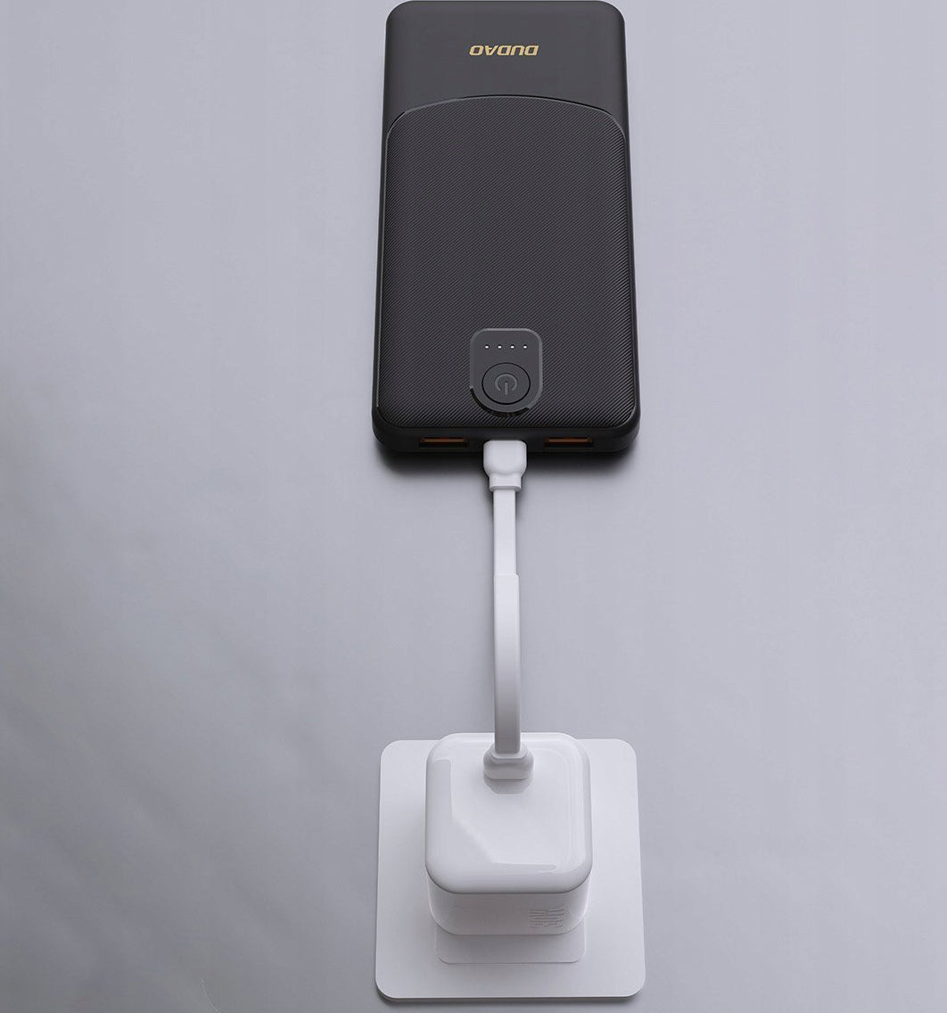 Bateria Externa Dudao K10Pro, 20000mAh, 12W, 2 x USB-A, Preta