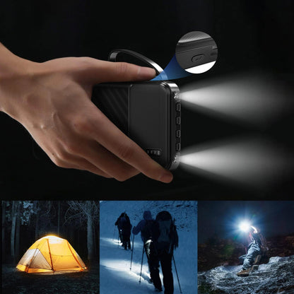 Bateria Externa Dudao K11, 10000mAh, 10W, 1 x Lightning - 1 x microUSB - 1 x USB-A - 1 x USB-C, Preta