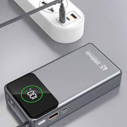 Bateria Externa Dudao K31 Pro, 20000mAh, 45W, QC + PD, 1 x USB-A - 2 x USB-C, Cinzento