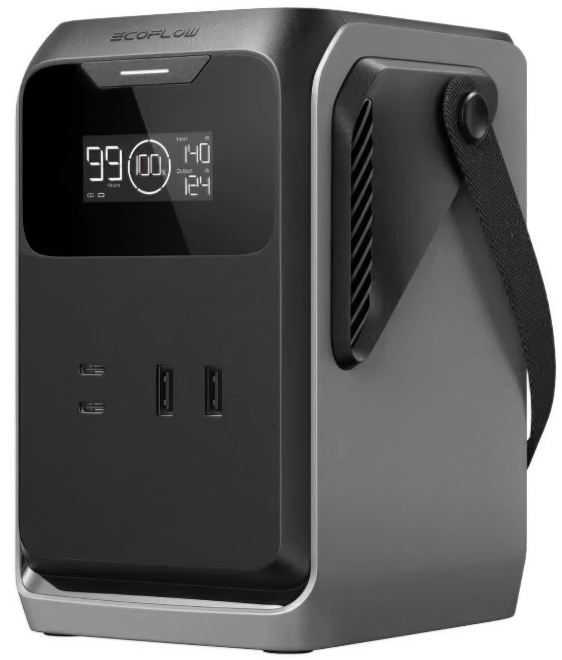 Bateria Externa EcoFlow Trail 200, 60000mAh, 220W, PD, 2 x USB-A - 2 x USB-C, Preta EF-TRAIL200-N