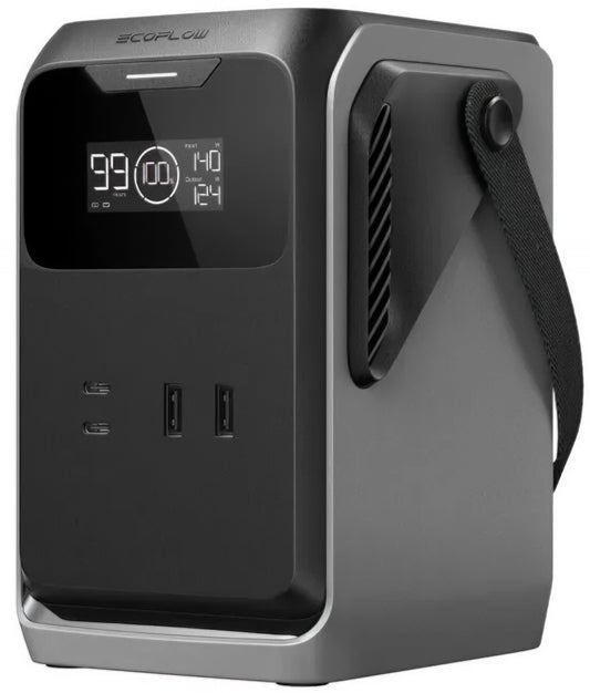 Bateria Externa EcoFlow Trail 200, 60000mAh, 220W, PD, 2 x USB-A - 2 x USB-C, Preta EF-TRAIL200-N