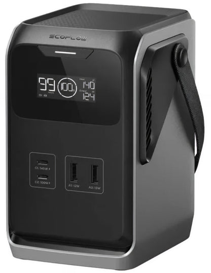 Bateria Externa EcoFlow Trail 200, 60000mAh, 220W, PD, 2 x USB-A - 2 x USB-C, Preta EF-TRAIL200-N
