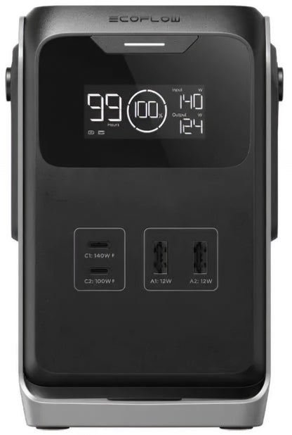 Bateria Externa EcoFlow Trail 200, 60000mAh, 220W, PD, 2 x USB-A - 2 x USB-C, Preta EF-TRAIL200-N