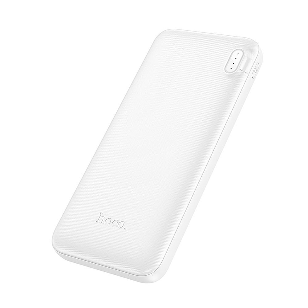 Bateria Externa HOCO J128, 10000mAh, 10W, 2 x USB-A, Branca