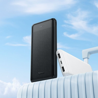 Bateria Externa HOCO J153 Stability, 10000mAh, 10W, 2 x USB-A, Preta