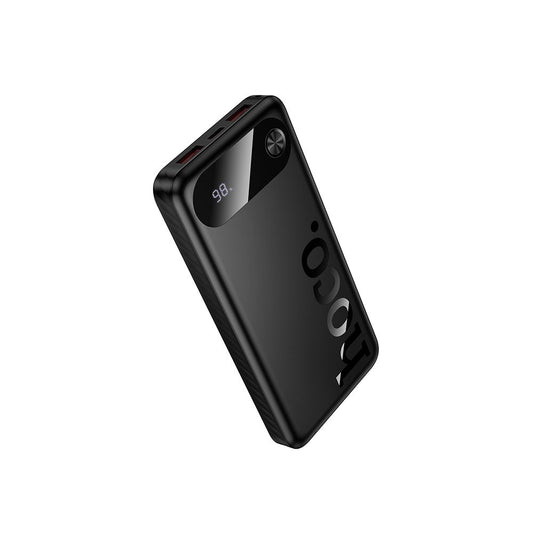 Bateria Externa HOCO J154, 10000mAh, 22.5W, QC + PD, 1 x USB-C - 2 x USB-A, Preta
