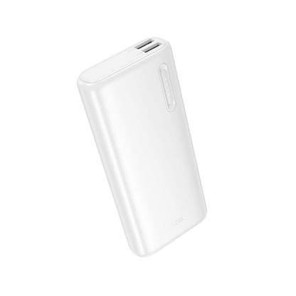 Bateria Externa HOCO J158A, 10000mAh, 10W, 2 x USB-A, Branco