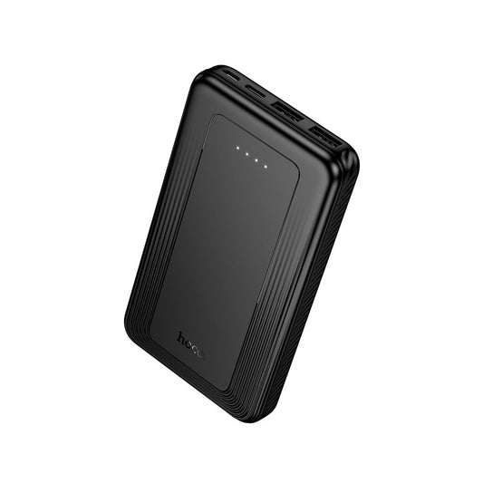 Bateria Externa HOCO J165A, 10000mAh, 10W, 2 x USB-A, Preta