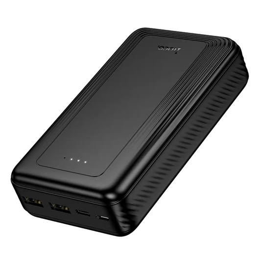 Bateria Externa HOCO J165A, 20000mAh, 10W, 2 x USB-A, Preta