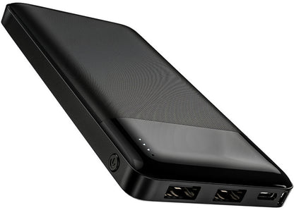 Bateria Externa HOCO J72, 10000mAh, 10W, 2 x USB-A, Preta