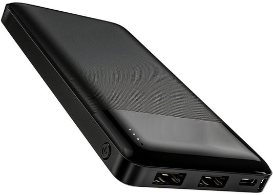 Bateria Externa HOCO J72, 10000mAh, 10W, 2 x USB-A, Preta