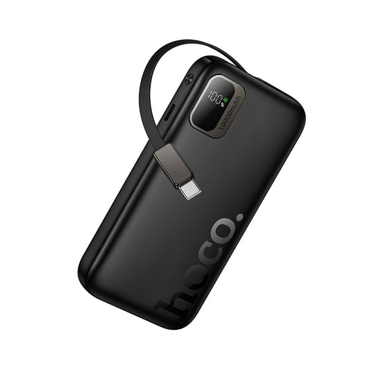 Bateria Externa HOCO Q51, 10000mAh, 20W, PD, 2 x USB-C, Preta