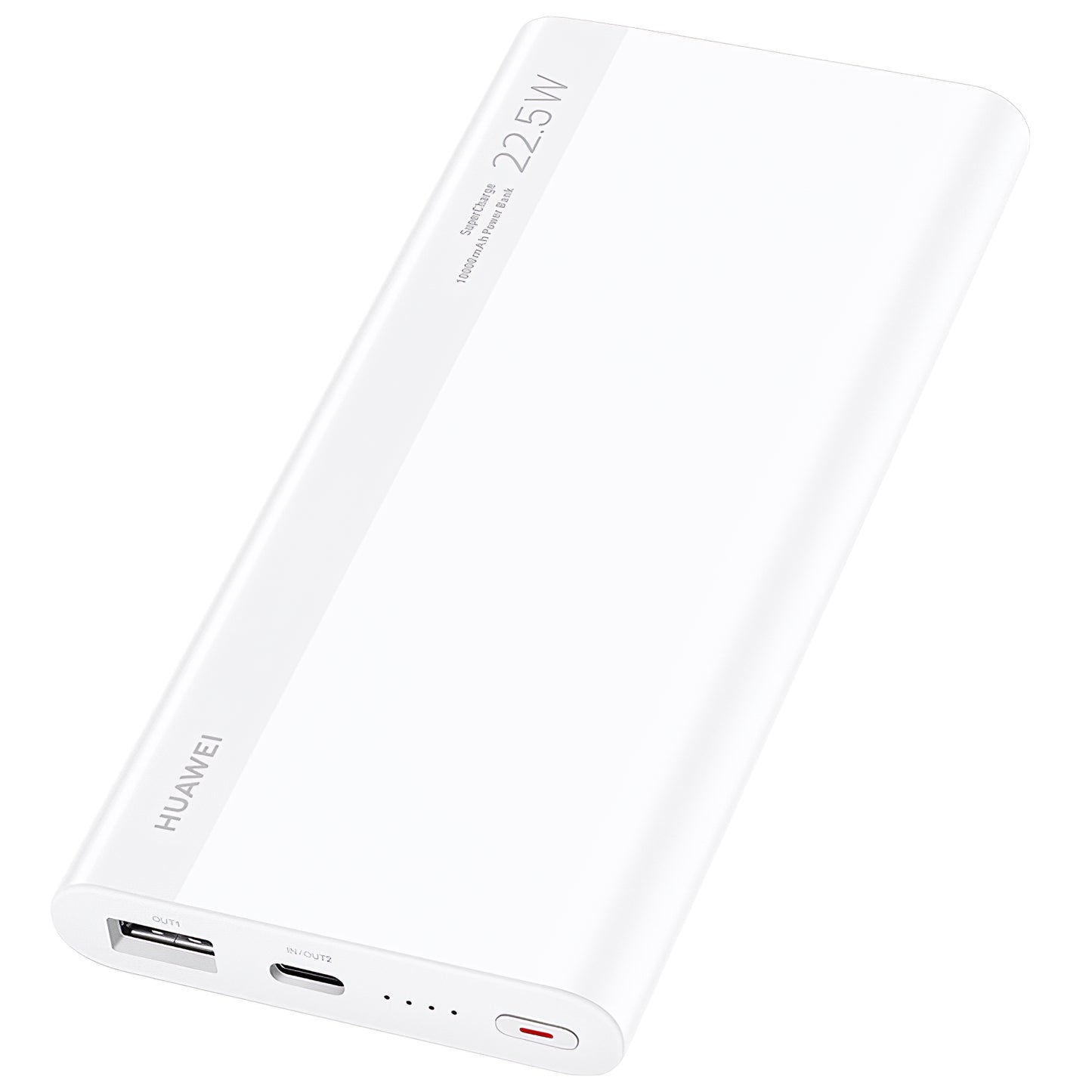 Bateria externa Huawei SuperCharge, 10000mAh, 22,5W, QC + PD, 1 x USB-A - 1 x USB-C, branco 55034445