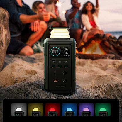 Bateria Externa Joyroom JR-PBF10, 75000mAh, 100W, QC + PD, 3 x USB-A - 3 x USB-C, Verde