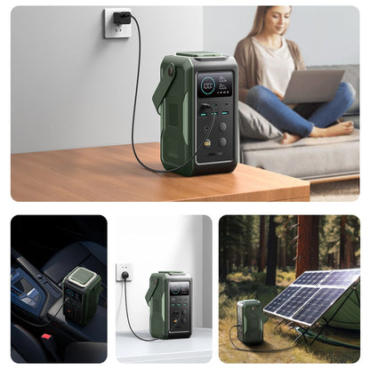 Bateria Externa Joyroom JR-PBF10, 75000mAh, 100W, QC + PD, 3 x USB-A - 3 x USB-C, Verde