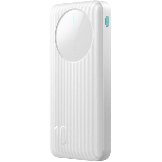 Bateria Externa Joyroom JR-PBF12, 10000mAh, 12W, 1 x USB-C - 2 x USB-A, Branca