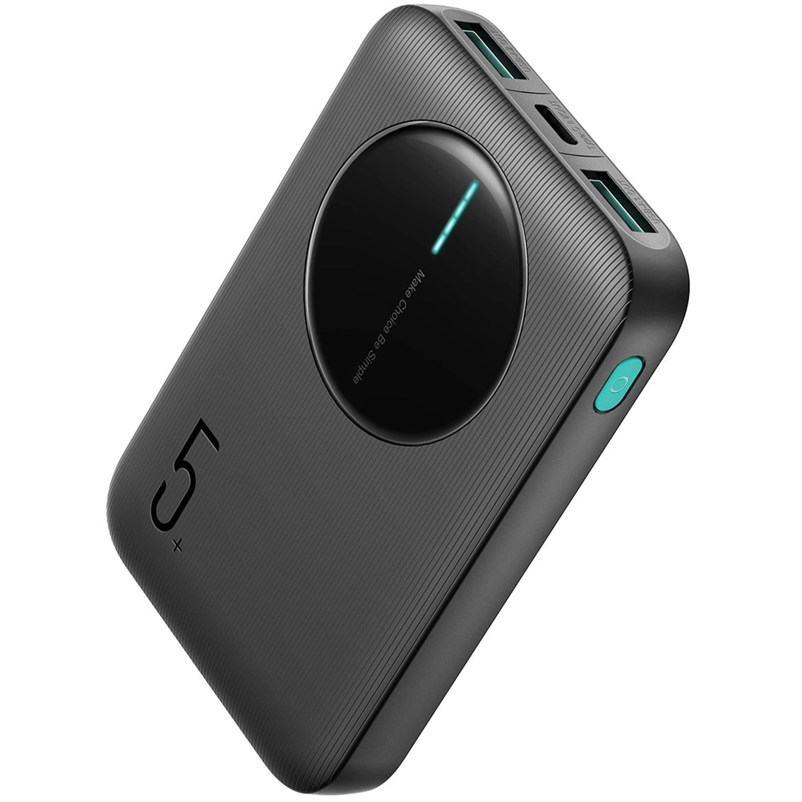 Bateria Externa Joyroom JR-PBF13, 5000mAh, 12W, 1 x USB-C - 2 x USB-A, Preta