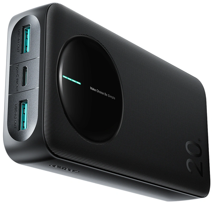 Bateria Externa Joyroom JR-PBF14 Pro, 20000mAh, 22.5W, QC + PD, 1 x USB-C - 2 x USB-A, Preta